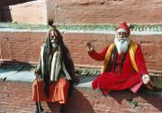 Heilige Männer in Kathmandu